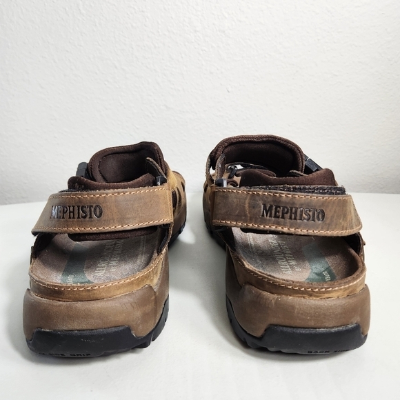 Mephisto Allrounders Mens Brown Alligators Sandals-Size 46/12 (EUC) - Picture 7 of 12